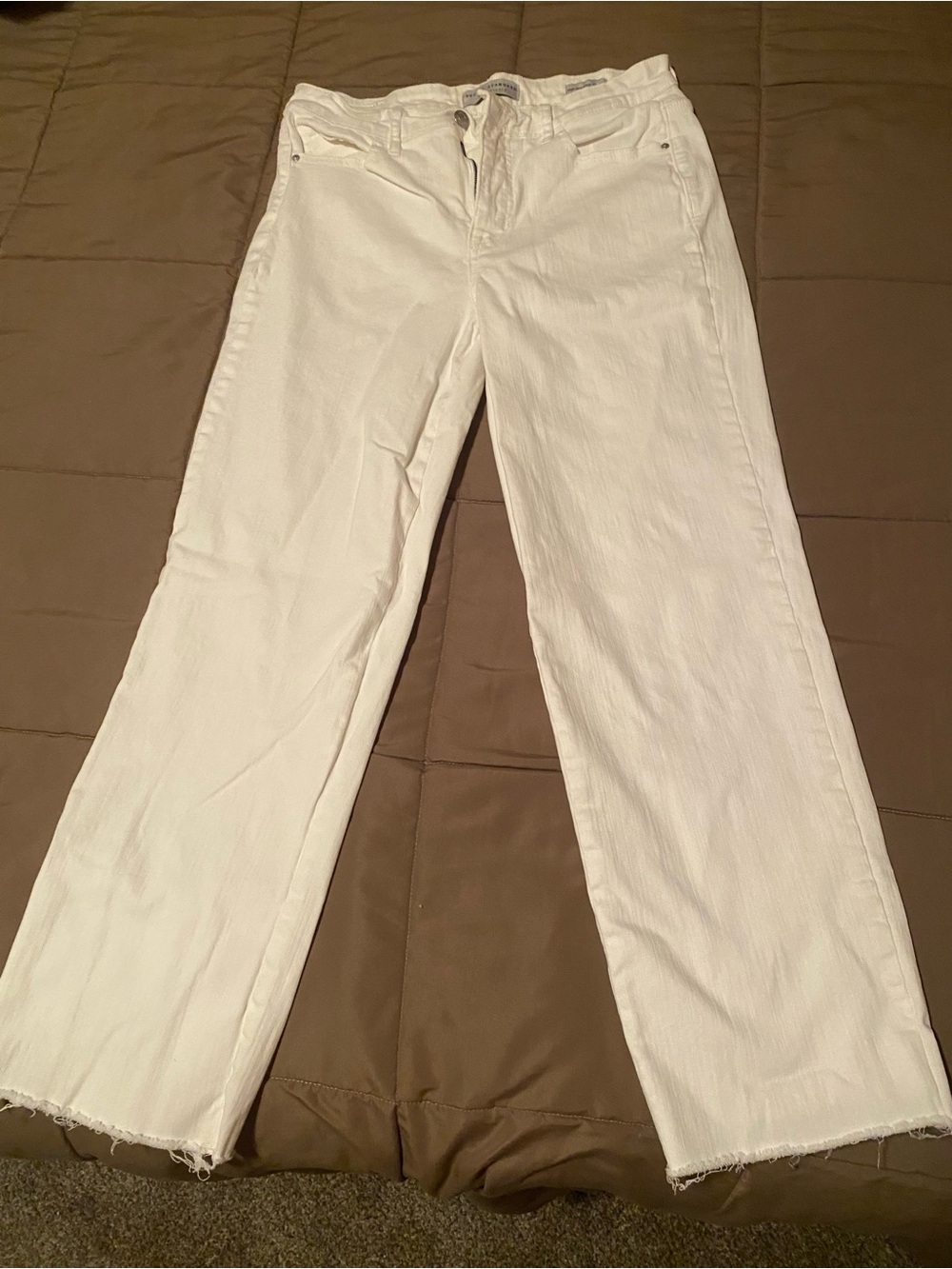 Sanctuary White Straight-Leg Jeans